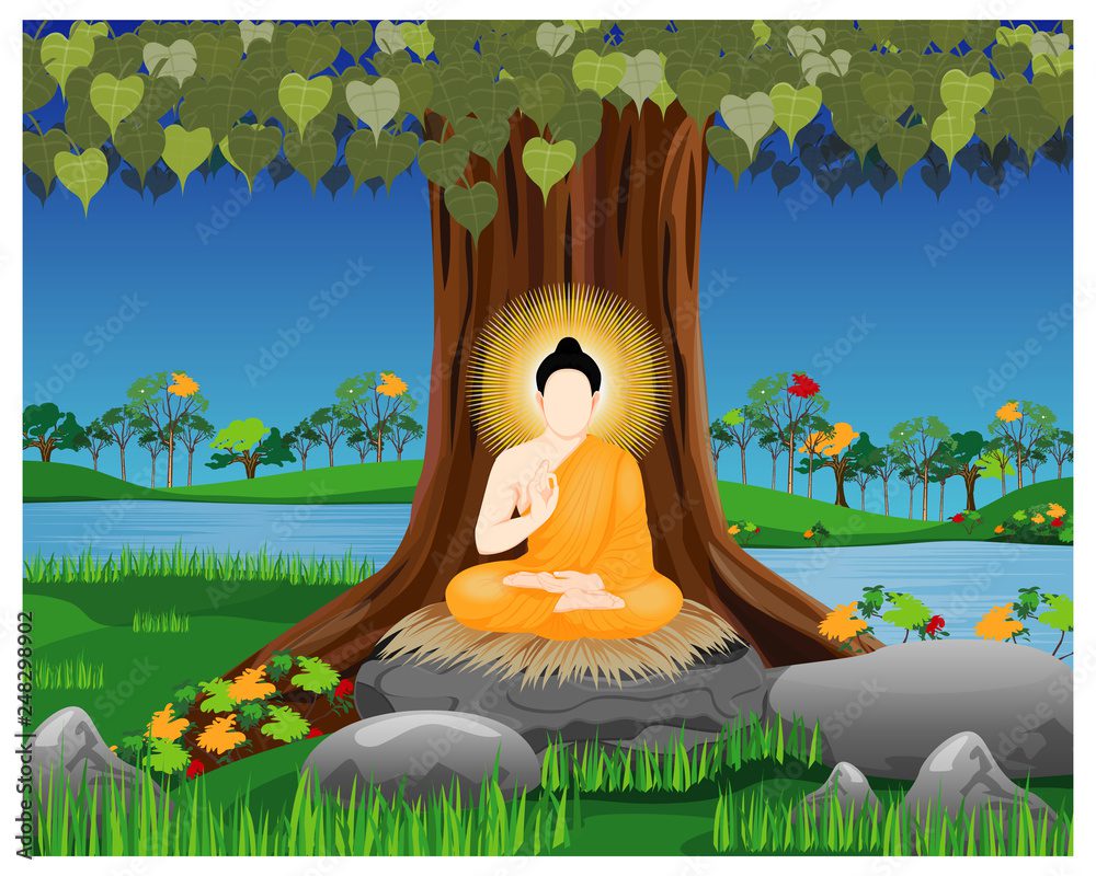 Cuando surgió el budismo y qué significa su filosofía fundamental 1 buda meditando bajo un arbol bodhi