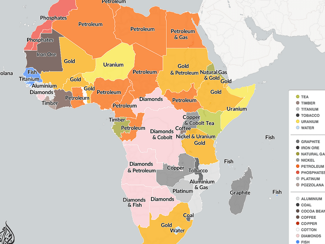 África: el continente más rico en recursos naturales