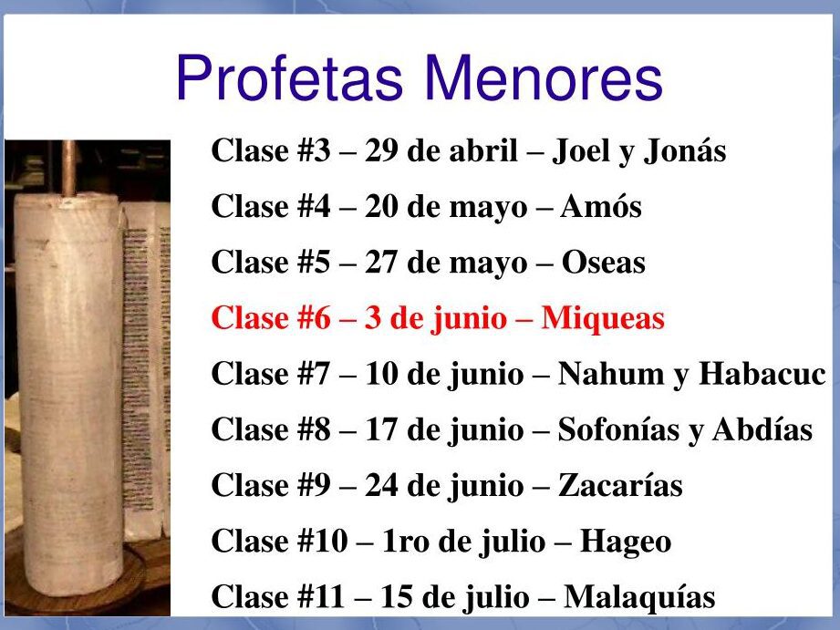 La importancia de los profetas menores en la historia bíblica: su impacto profético 3 profetas menores